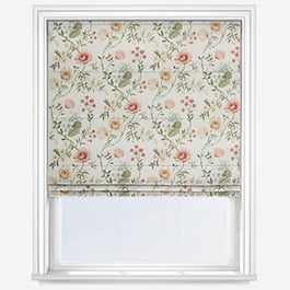 Longmoor Apricot Roman Blind