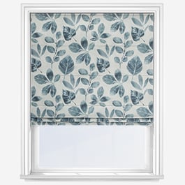 Whimsical Sapphire Roman Blind