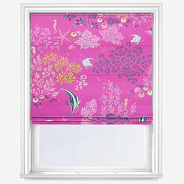 Sara Miller Underwater Mauve Roman Blind