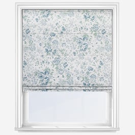 Shabby Chic by Rachel Ashwell Romantic Rose Blue Roman Blind
