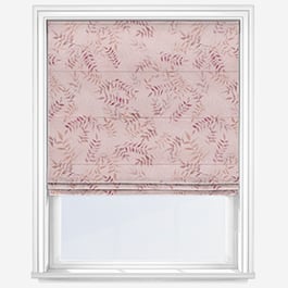Sonova Studio Kaleidoscope Leaves Blush Pink Roman Blind