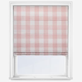 Sophie Allport Gingham Pink Roman Blind