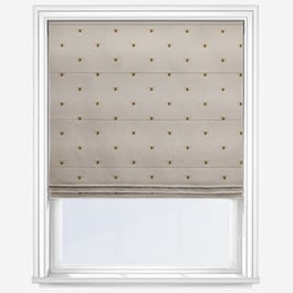 Sophie Allport Golden Bees Cream Roman Blind