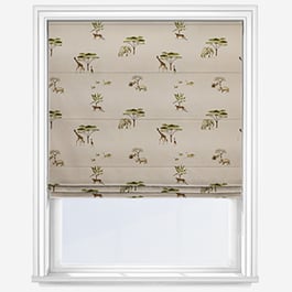 Sophie Allport Wild Savannah Off White Roman Blind