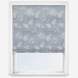 Touched By Design Almere Sky Blue Roman Blind