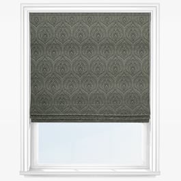 Touched By Design Arabesque Charcoal Roman Blind