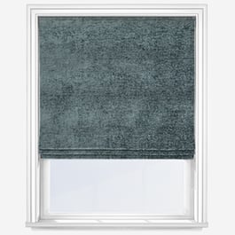 Touched By Design Boucle Royale Smoke Blue Roman Blind