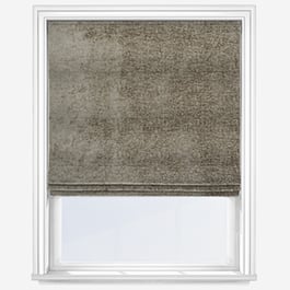 Touched By Design Boucle Royale Taupe Roman Blind