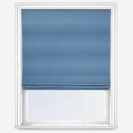 Touched By Design Canvas Aegean Blue Roman Blind
