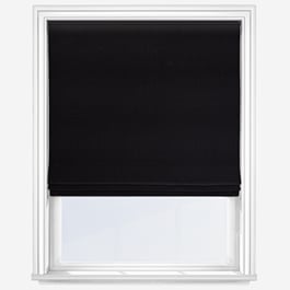 Touched By Design Canvas Black Roman Blind