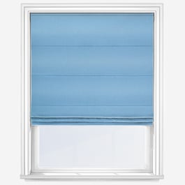 Touched By Design Canvas Sky Blue Roman Blind