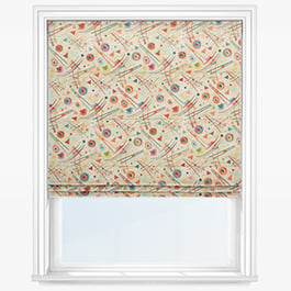 Touched By Design Kandinsky Vintage Roman Blind