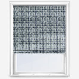 Touched By Design Lee Navy Roman Blind