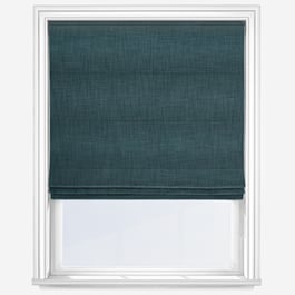 Touched By Design Mercury Teal Roman Blind