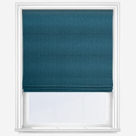 Touched By Design Neptune Blackout Teal Roman Blind