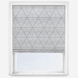 Touched By Design Riga Silver Roman Blind