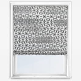 Touched By Design Stargazing White Roman Blind