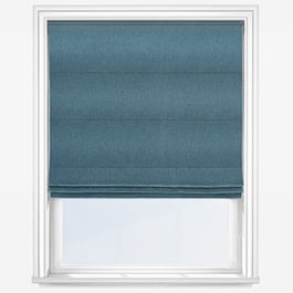 Touched By Design Turin Teal Roman Blind