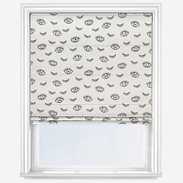 Touched By Design Wink Mono White Roman Blind