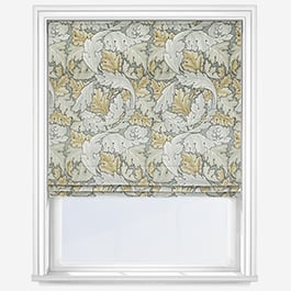 William Morris At Home Acanthus Velvet Flint Roman Blind