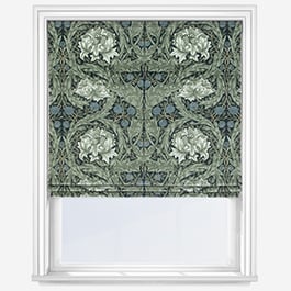 William Morris At Home African Marigold Velvet Cornflower Roman Blind