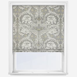 William Morris At Home African Marigold Velvet Limestone Roman Blind