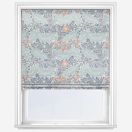 William Morris At Home Larkspur Woad Roman Blind