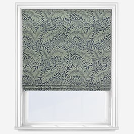 William Morris At Home Larkspur Woven Indigo Roman Blind