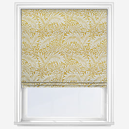 William Morris At Home Larkspur Woven Ochre Roman Blind