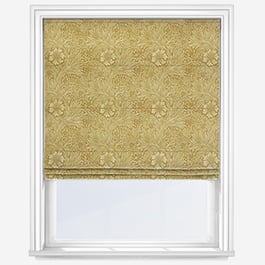 William Morris At Home Marigold Velvet Ochre Roman Blind