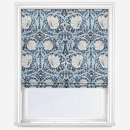 William Morris At Home Pimpernel Indigo Roman Blind