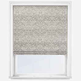 William Morris At Home Strawberry Thief Woven Limestone Roman Blind
