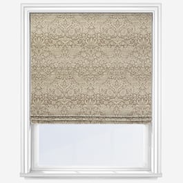William Morris At Home Strawberry Thief Woven Walnut Roman Blind