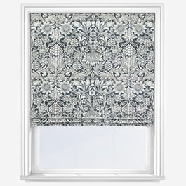 William Morris At Home Sunflower Indigo Roman Blind