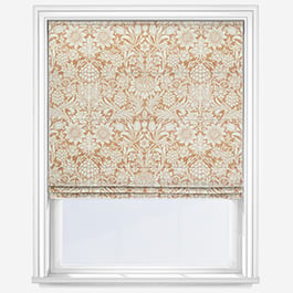 William Morris At Home Sunflower Madder Roman Blind