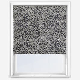 William Morris At Home Willow Woven Indigo Roman Blind