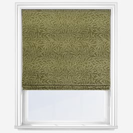 William Morris At Home Willow Woven Sage Roman Blind