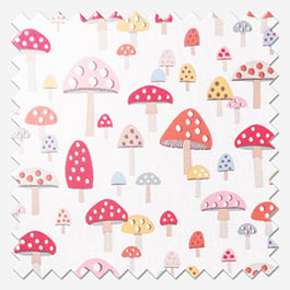 Cath Kidston Mini Mushrooms Multi Curtain