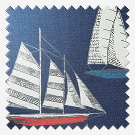 Fryetts Ocean Yacht Navy Curtain