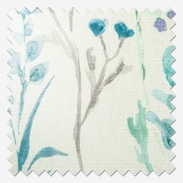 iLiv Wild Flowers Cobalt Curtain