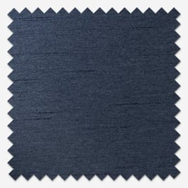 Touched By Design Luxe Faux Silk Indigo Roman Blind