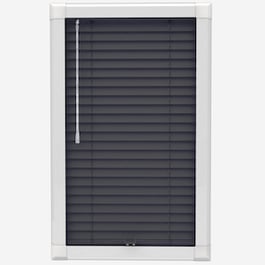 Premier Anthracite Perfect Fit Wooden Blind