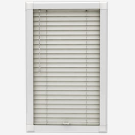 Premier Light Grey Perfect Fit Wooden Blind