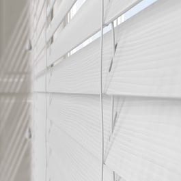 Aspect Ultra White Faux Wood Venetian Blind