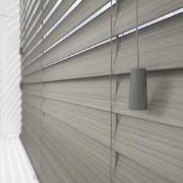 Expressions Greige Faux Wood Venetian Blind