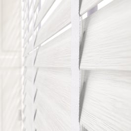Hikari Bamboo Brushed Snow with Super White Tapes Wooden Venetian Blind