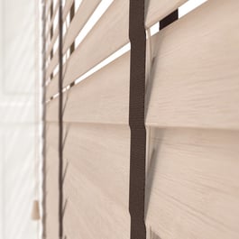 Hikari Bamboo Palm with Walnut Tapes Wooden Venetian Blind