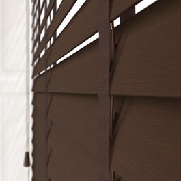 Hikari Bamboo Red Wood with Walnut Tapes Wooden Venetian Blind