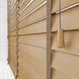 Dalby Birch Wood with Copper Tapes Wooden Venetian Blind