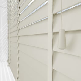 Dalby Greige with Mist Tapes Wooden Venetian Blind